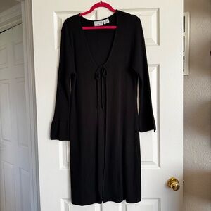 Kathy Ireland Black Long Sleeve Sweater